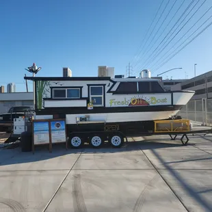 Food "truck" serving Sushi, fish dinners, rolls