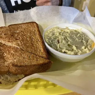 Homemade Tuna Salad Sandwich