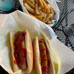 Hot dog &amp; Fries