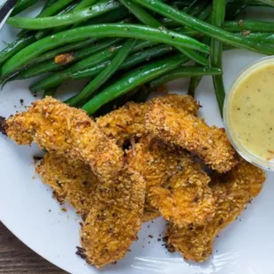 Paleo Chicken Tenders with Mango Honey Mustard