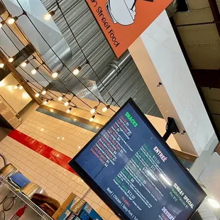 a sign for a restaurant