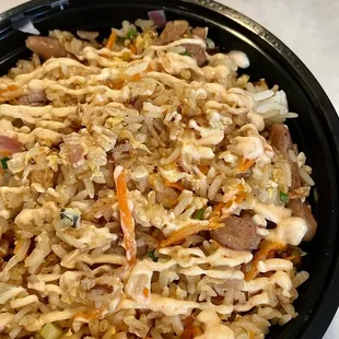 a bowl of fried rice