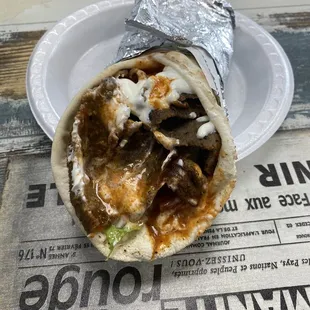 Beef Shawarma Wrap