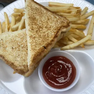 Kids grill cheese meal