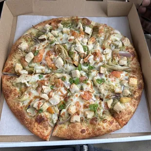 Chicken Pesto Heart Delight