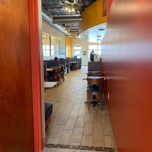 interior, sushi and sashimi