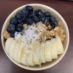 Number Five Juice Strawberry & Banana Acai Bowl