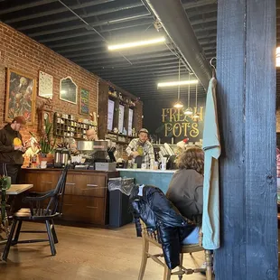 The coffee bar