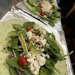 Spinach Avocado Ranch Wrap
