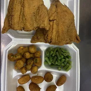 Croaker platter