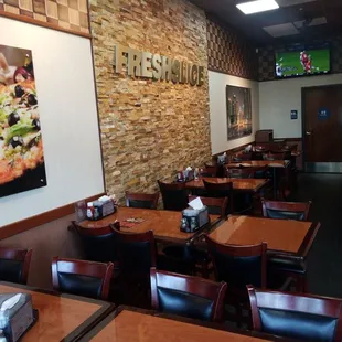 the interior of a restaurant