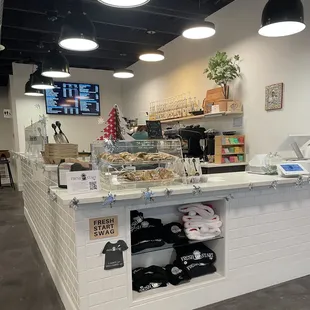 Ordering counter &amp; pastries