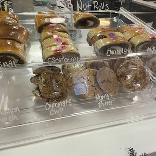 Nut rolls &amp; cookies