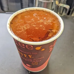 Caramel apple cider.