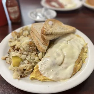 Alice corned beer omelet