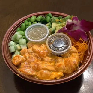 Spicy Salmon Poke Bowl