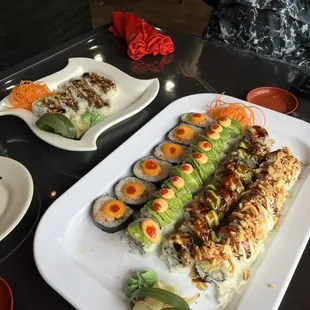 sushi, sashimi, food, sushi and sashimi