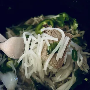 Yum Pho Nam (L) w beef!