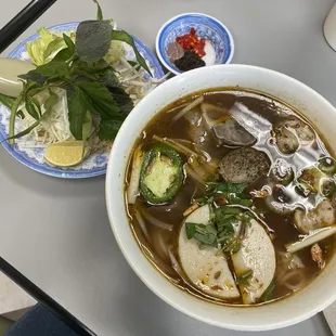 Bun Bo  Gio heo  beef and pork noodle soup