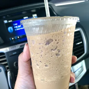 Large mocha frappe