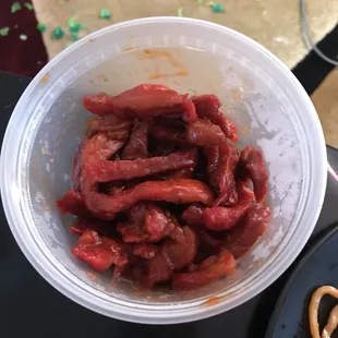 Boneless pork ribs, Small