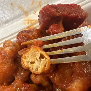 Orange Batter is what this should be called not orange chicken