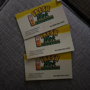 Stamp cards they use to do.