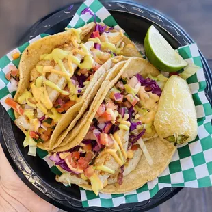 Baja Grilled Fish Tacos