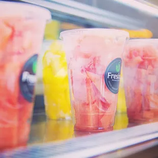 Chilled Fresh Fruit Cups