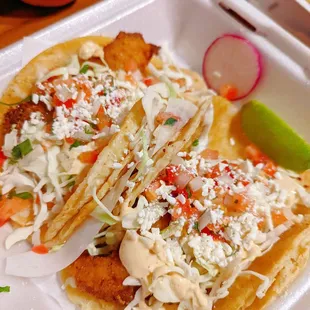 Beer Battered Fish Tacos