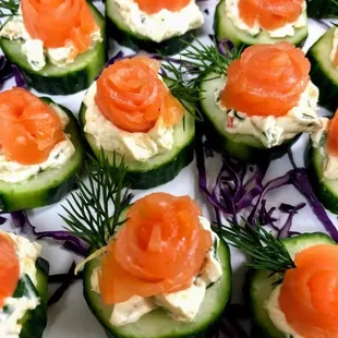 Smoked Salmon Rosettes