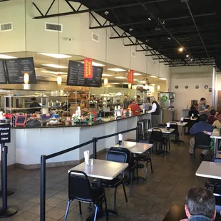 Inside of restaurant