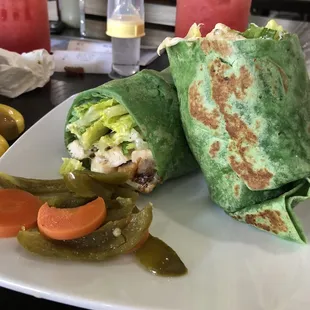 Cesar Chicken Wrap