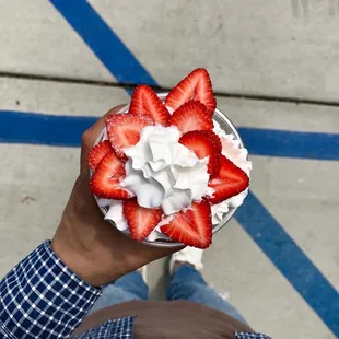 Strawberries and cream