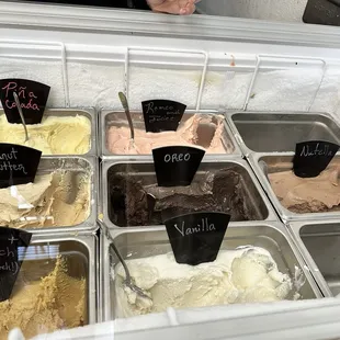 Part of the bar (dairy -white lettering)