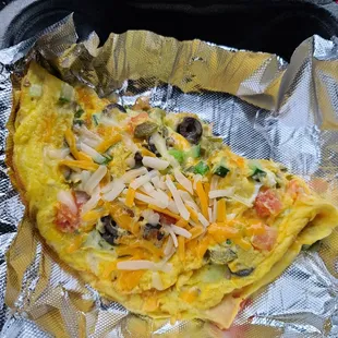 Omelette made to order