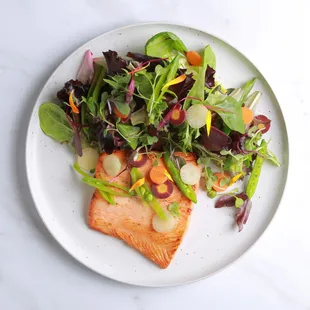 Hearty Salmon Salad - Healthy Freshness Delivered!