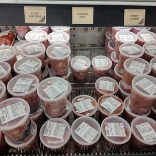 Chicken feet for sale.