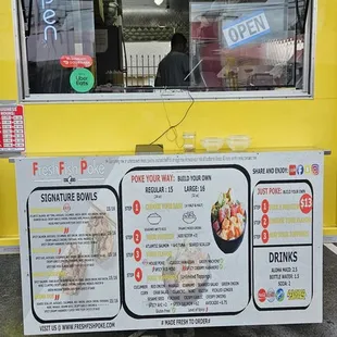 This is the front of the cart. It's to the right a couple carts  from the entrance on the south side of the aisle.