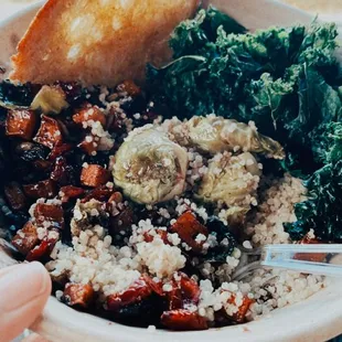 Fall menu quinoa bowl