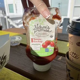 When is the last time u saw organic ketchup in a restaurant? Thank you!