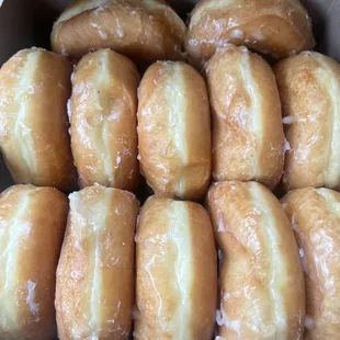 Glazed Donuts.