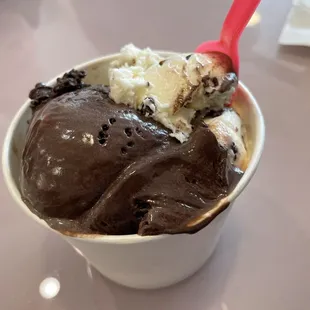 Chocolate and spumoni!
