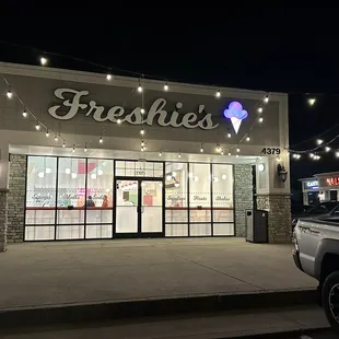 the front of the store