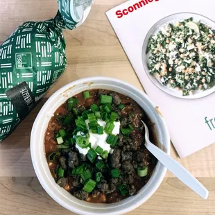 Beyond meat chili yummmm