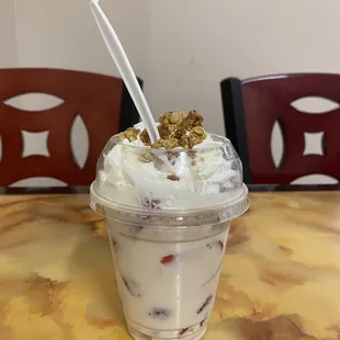 Small fresas con crema