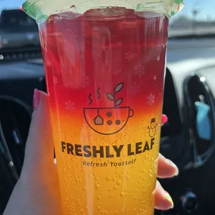 Hawaii Paradise -Yellow Mango Popping Boba