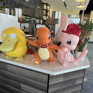 Pokemon- Psyduck, Charmander, Mew