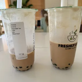 Two of my favorites are the Pearl milk tea 30% sweet and Supreme Signature milk tea!!! They are sooooo good!!