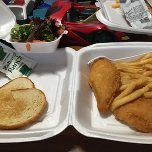 This is an 11.95 fish dinner.